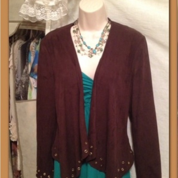 I N C International Concepts Brown Cardigan NWT🎁 Sz L Excellent Condition☝🏻😍 - Picture 6 of 10
